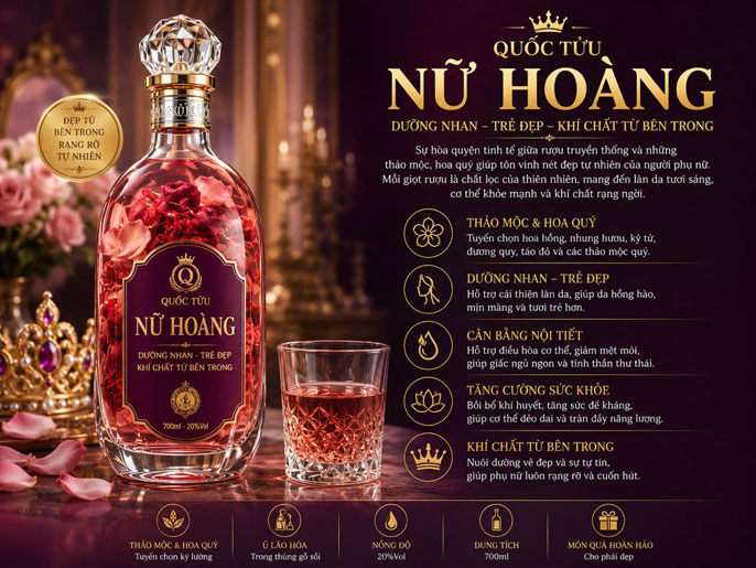 QUỐC TỬU NỮ HOÀNG – KHÍ CHẤT ĐƯỢC NUÔI DƯỠNG TỪ BÊN TRONG